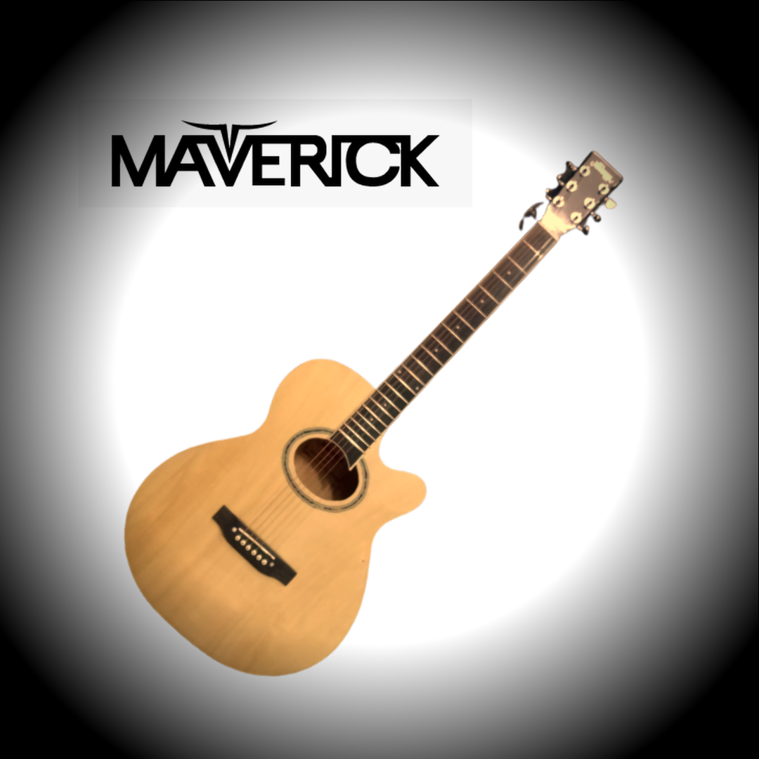 Maverick Cutaway Acoustic Guitars(Natural Colour)